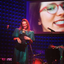 Boyfriend in the dress on stage at the legendary Joe's Pub Theater NYC, 2013